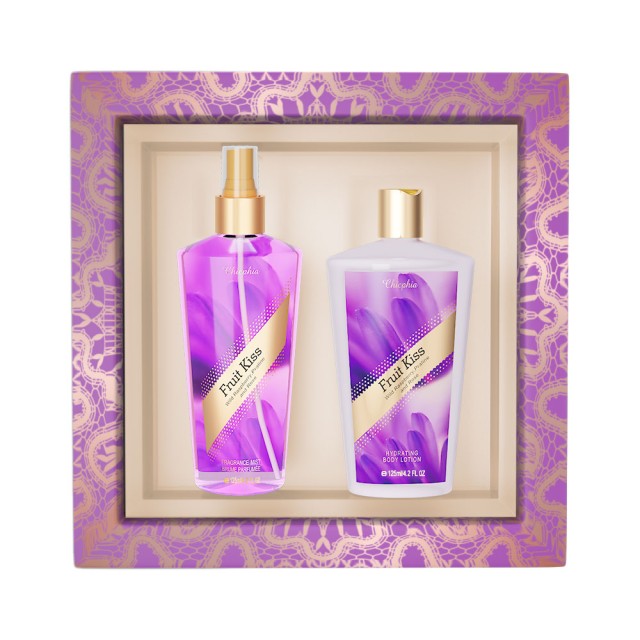 Chicphia Σετ δώρου Fruit Kiss Body Mist 125ml + Body Lotion 125ml