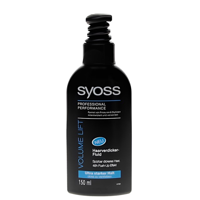 Syoss Volume Lift Lotion, Λοσιόν Μαλλιών για Όγκο Ultra Strong Hold, με Αντλία, 150ml