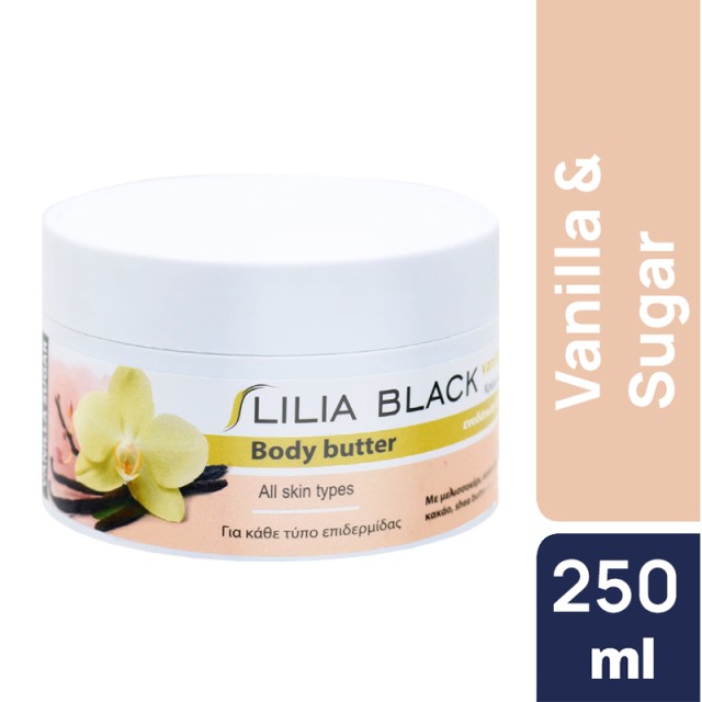Lilia Black Vanilla Sugar Body Butter Σώματος 250ml