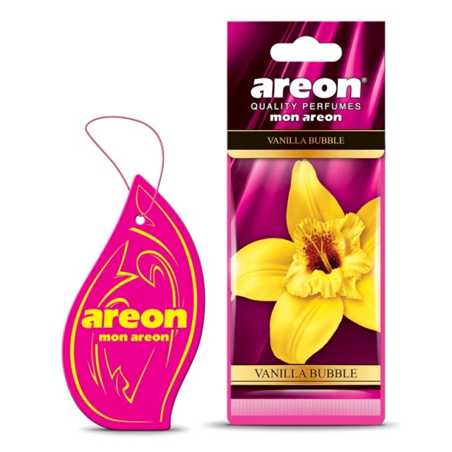 Areon Mon Areon Vanilla Bubble, Κρεμαστό Αρωματικό Αυτοκινήτου