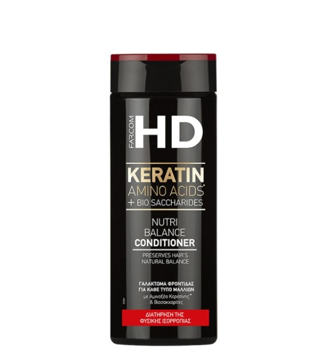 HD Nutri Balance Conditioner, Μαλακτική Κρέμα για Διατήρηση της Φυσικής Ισορροπίας για Όλους τους Τύπους Μαλλιών, 330ml