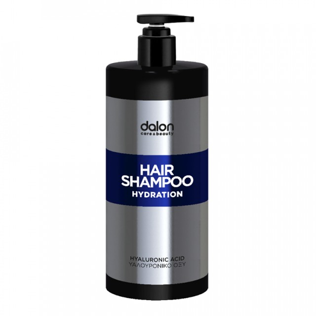 Dalon Hydration Shampoo, Σαμπουάν Ενυδάτωσης με Υαλουρονικό οξύ για Όλους τους Τύπους Μαλλιών, 1000ml