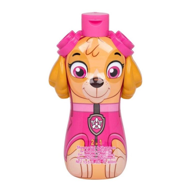 Air Val Paw Patrol Skye 2 in 1 Shower Gel & Shampoo 2D, Παιδικό Σαμπουάν & Αφρόλουτρο, 400ml