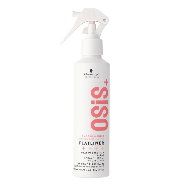 OSIS+ Flatliner Heat Protection Θερμοπροστατευτικό Σπρέι Μαλλιών 200ml