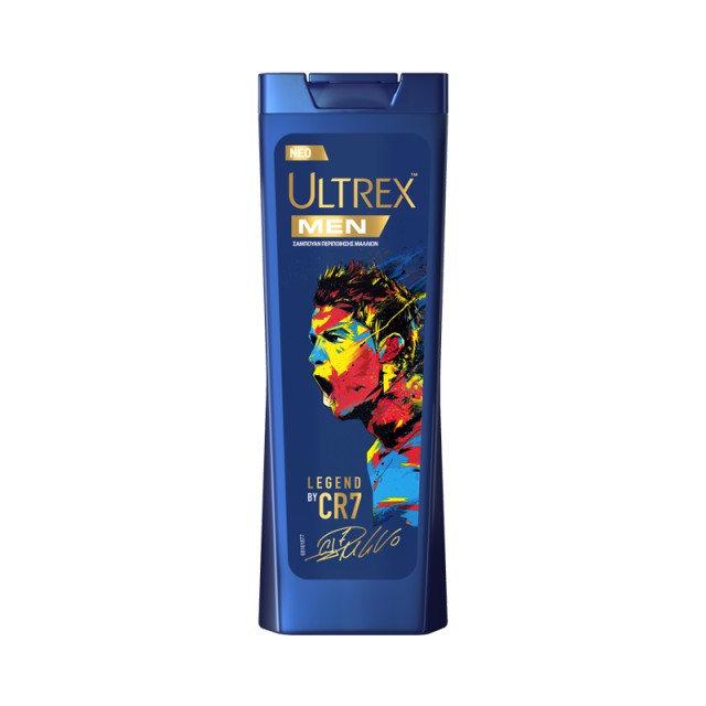 Ultrex Men Legend By Ronaldo,  Ανδρικό Αντιπιτυριδικό Σαμπουάν για Κανονικά Μαλλιά, 360ml