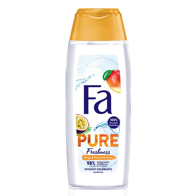 Fa Pure Fresheness Mango & Passion Fruit Shower Gel, Αφρόλουτρο 250ml