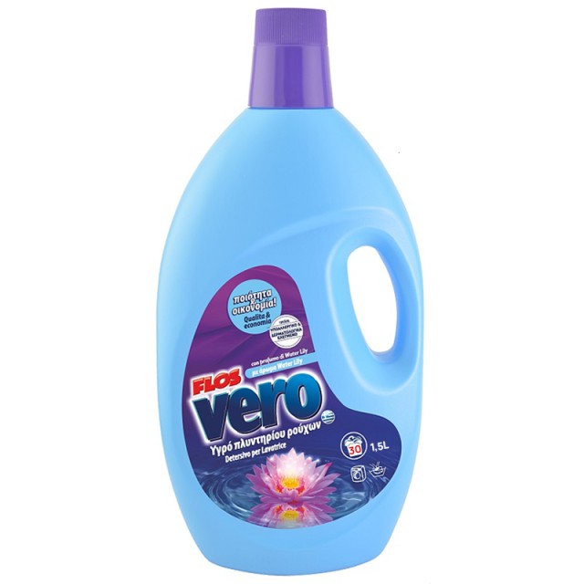 Vero Water Lily, Υγρό Πλυντηρίου Ρούχων, 30μεζ. 1,5lt