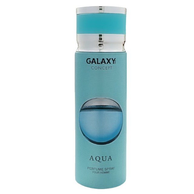 Galaxy Plus Concept Aqua Perfume Spray Pour Homme, Αποσμητικό Σπρέι για Άνδρες, 200ml