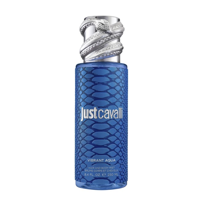 Roberto Cavalli Just Cavalli Vibrant Aqua, Γυναικείο Αρωματικό Μist Σώματος & Μαλλιών, 250ml