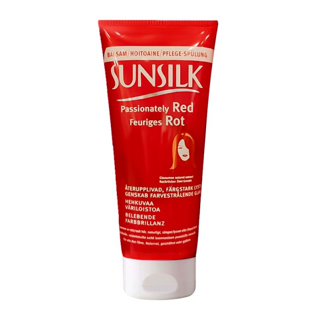 Sunsilk Passionately Red Conditioner, Μαλακτική Κρέμα Μαλλιών για πιο Ζωντανές Κόκκινες Αποχρώσεις, 200ml