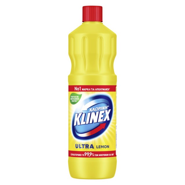 Klinex Ultra Lemon, Xλωρίνη Παχύρευστη, 1,25lt
