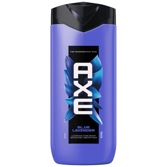 Axe Blue Lavender Luxurius Foam Boost Irresistible Smooth Skin Fine Fragrance Body Wash, 400ml