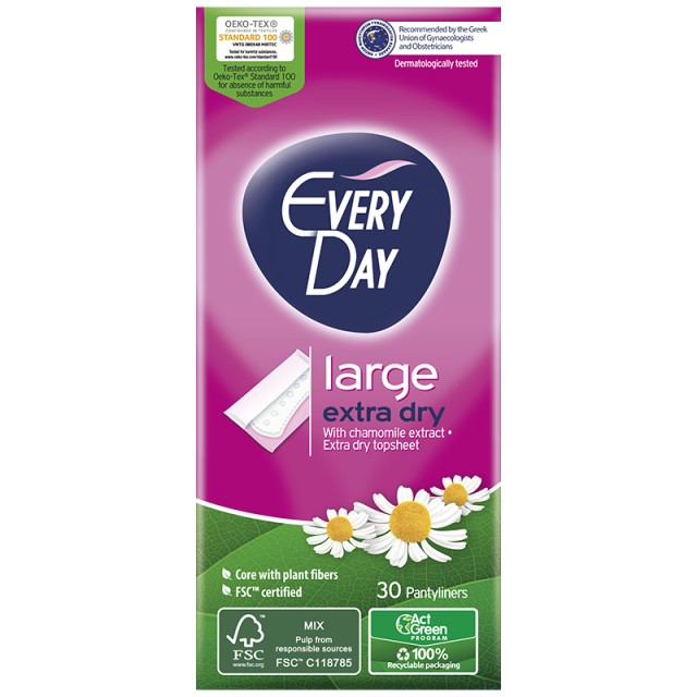 Every Day Σερβιετάκια Extra Dry LARGE 30τμχ