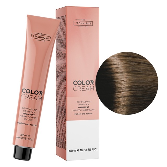 Technique Color Cream Special Αποχρώσεις, Μόνιμη Βαφή σε Σωληνάριο, 100ml - Καστανόξανθο Bronde 7.72