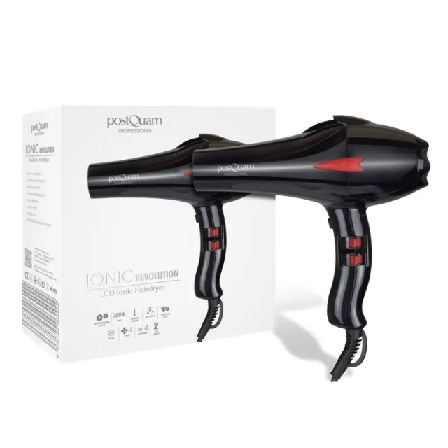 PostQuam Ionic Revolution 2300W Professional Hairdryer, Επαγγελματικό Πιστολάκι Μαλλιών με Τεχνολογία Ιόντων