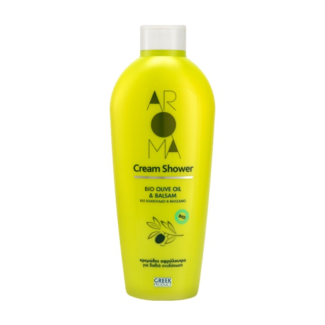 Aroma Bio Olive Oil & Balsam Cream Shower, Αφρόλουτρο, 750ml