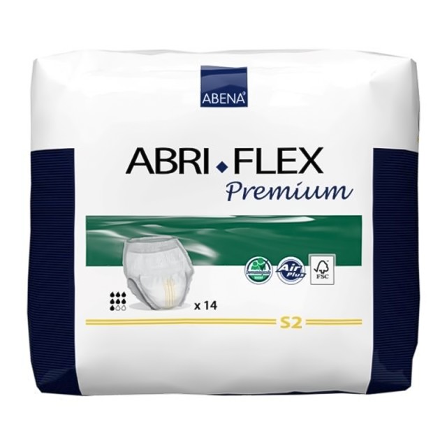 Abena Abri-Flex Premium Pants S2 Μέγεθος Small, 7 Σταγόνες, Εσώρουχα Ακράτειας, 14τμχ