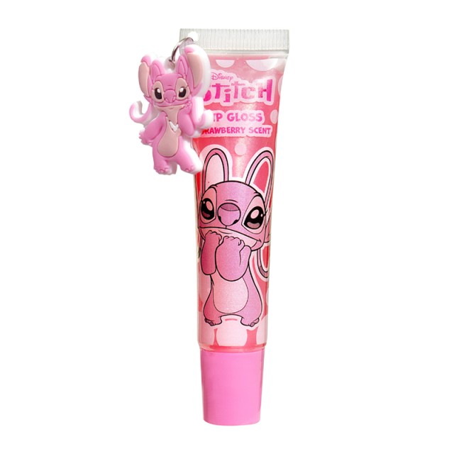 AIR-VAL Angel Lip Gloss Strawberry Scent & Pink Charm, Παιδικό Λιπ Γκλος με Άρωμα Φράουλα & Μπρελόκ, 13ml