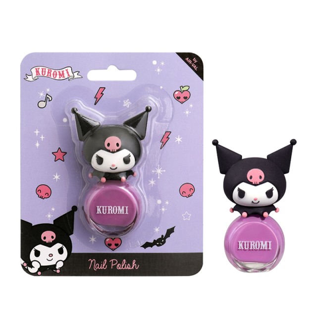 AIR-VAL Kuromi Nail Polish Purple, Παιδικό Βερνίκι Νυχιών Μωβ 8ml