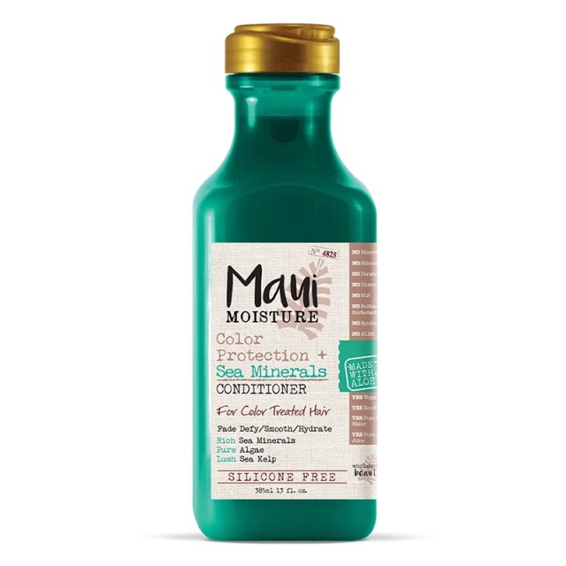 Maui Moisture Color Protection + Sea Minerals Conditioner, Μαλακτικό για Βαμμένα ή με Ανταύγειες Μαλλιά, 385ml