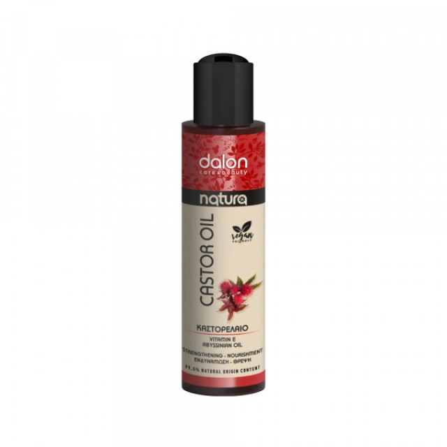 Dalon Natura Castor Oil, Καστορέλαιο για Μαλλιά, Βλεφαρίδες & Φρύδια, 200ml