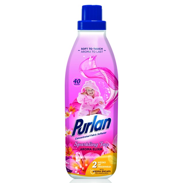 PURLAN SPARKLING JOY, Μαλακτικό Ρούχων, 40μεζ. 1000ml