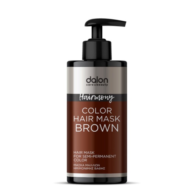 Dalon Hairmony Color Hair Mask Brown, Χρωμομάσκα Μαλλιών Καφέ 300ml