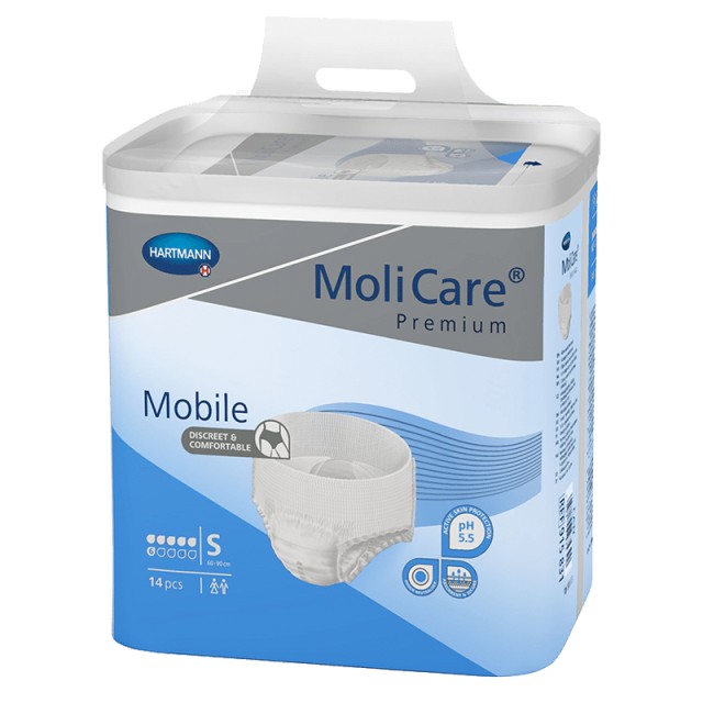 Hartmann MoliCare Premium Mobile 6 Drops, Eσώρουχο Aκράτειας, Small, 14τμχ