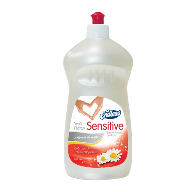 Endless Sensitive Χαμομήλι, Υγρό Απορρυπαντικό Πιάτων, 500ml