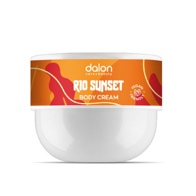Dalon Body Cream Rio Sunset Milky Violet & Golden Caramel, Ενυδατική Κρέμα Σώματος, 300ml