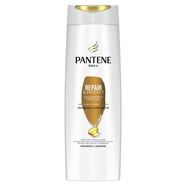 Pantene Pro-V Repair & Protect, Σαμπουάν Αναδόμησης & Προστασία για Ταλαιπωρημένα Μαλλιά, 225ml