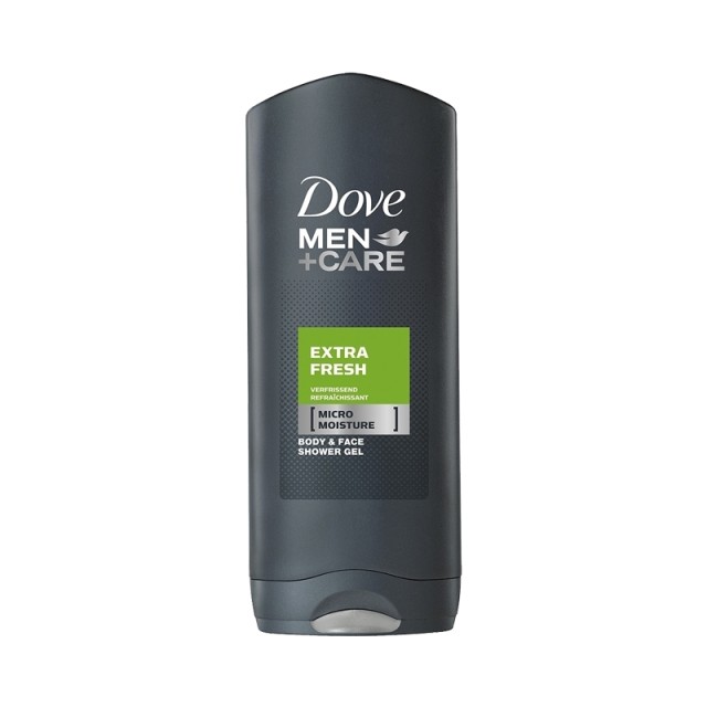 Dove Men & Care Elements Extra Fresh, Ανδρικό Αφρόλουτρο για Πρόσωπο και σώμα, 400ml