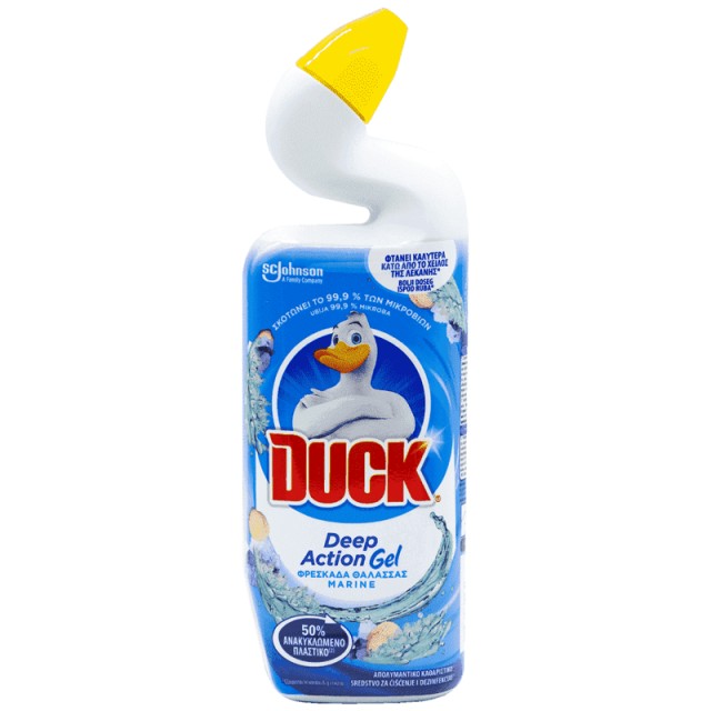 Duck Deep Action Gel Καθαριστικό Τουαλέτας Φρεσκάδα Θάλασσας 750ml