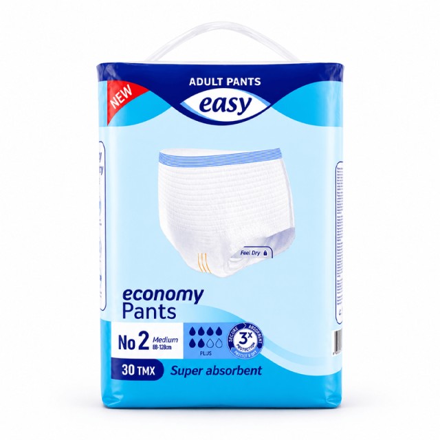 Easy Pants Πάνα Bρακάκι Plus Medium, 30τεμ.