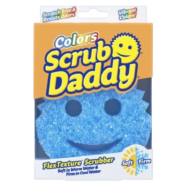 Scrub Daddy Colors Μπλε, Σφουγγάρι πολλαπλών χρήσεων, 1τμχ