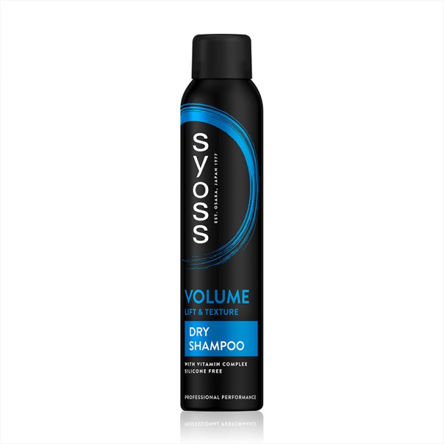 Syoss Dry Shampoo Volume, Ξηρό Σαμπουάν με Σύμπλεγμα Βιταμινών, Χωρίς Σιλικόνες, 200ml