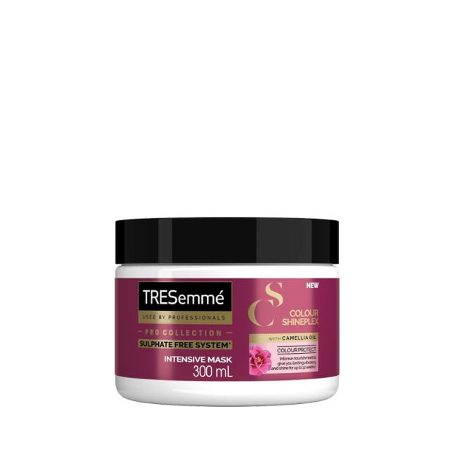 TRESemmé Colour Shineplex Mask With Camellia Oil, Εντατική Μάσκα για Προστασία Χρώματος σε Βαμμένα & με Ανταύγειες Μαλλιά, 300ml
