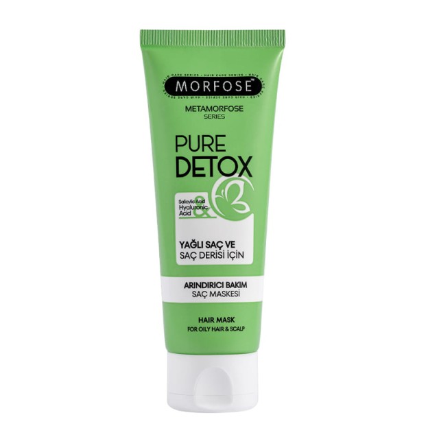 Morfose Metamorfose Pure Detox Μάσκα Μαλλιών Βαθιάς Αποτοξίνωσης, 75ml
