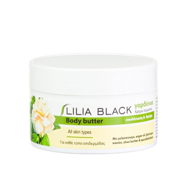 Lilia Black Gardenia Ενυδατικό Butter Σώματος με Άρωμα Γαρδένια για Όλες τις Επιδερμίδες, 250ml