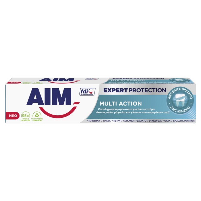 Aim Expert Protection Multi Action Οδοντόκρεμα με Μικρόκοκκους, 75ml