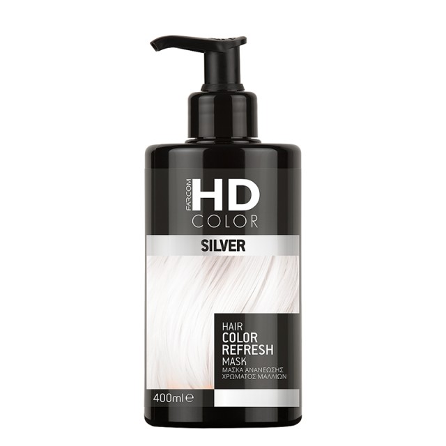 HD Color Refresh Mask Silver, Μάσκα Ανανέωσης Χρώματος για Φυσικά & Βαμμένα Μαλλιά, 400ml