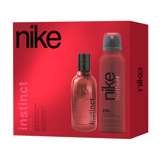 Nike Γυναικείο Σετ Δώρου Instinct Eau De Toilette, 100ml & Deo Spray, 200ml