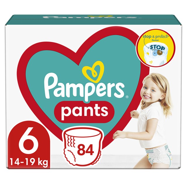 Pampers Pants Μέγεθος 6 (14kg-19kg) - 84 Πάνες-βρακάκι