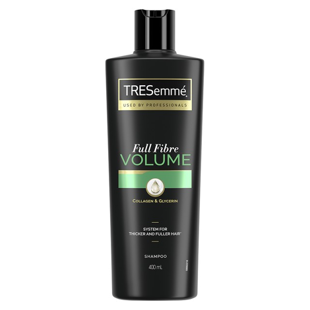 Tresemme Full Fibre Volume, Σαμπουάν Εμπλουτισμένο με Κολλαγόνο για Περισσότερο Όγκο στα Λεπτά Μαλλιά, 400ml