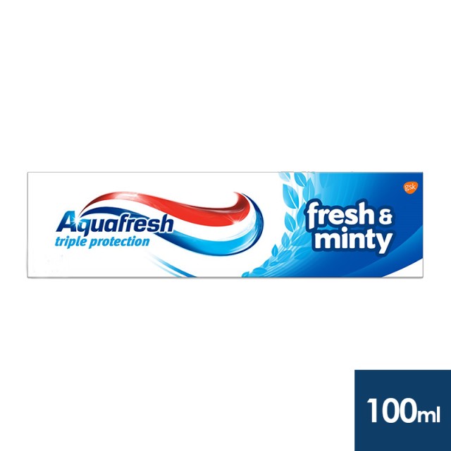 Aquafresh Fresh & Minty, Οδοντόκρεμα, 100ml