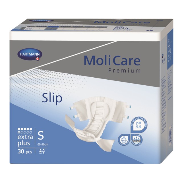 Hartmann MoliCare Premium Slip 6 Drops Extra Plus, Πάνες Ακράτειας Ενηλίκων, Small, 30τμχ