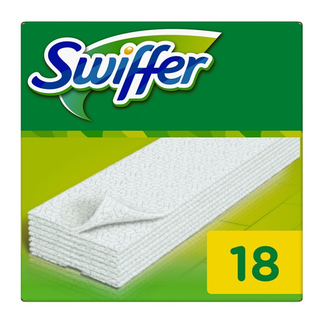 Swiffer Ανταλλακτικά Στεγνά Πανάκια - 18 πανάκια