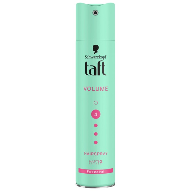 Schwarzkopf Taft Volume Hairspray No4, Λακ για Δυνατό Κράτημα & Όγκο στα Λεπτά Μαλλιά 250ml