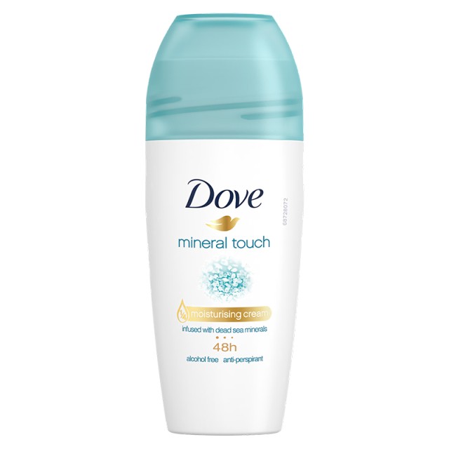 Dove Mineral Touch Roll-on Anti-Perspirant Deodorant, Αποσμητικό Roll-on 50ml