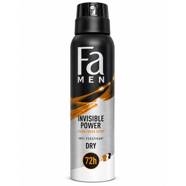 Fa Invisible Power, Ανδρικό Αποσμητικό Σπρέι, 150ml